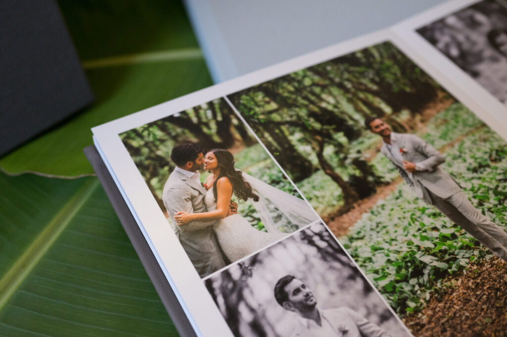 Maui Wedding Photos, preserved in a high-quality album